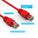 Cat6A Ethernet Patch Cable, Snagless Boot - Red