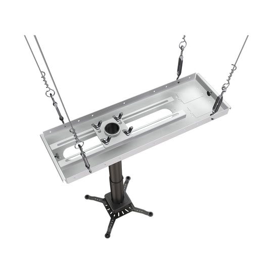 Crimson-AV JKS3-18A 12 to 18 Inch Suspended Projector Ceiling Mount with JR3 Universal Adapter (up to 60lbs)