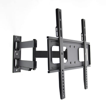 Rhino Brackets Articulating Curved and Flat Panel Single Stud TV Wall Mount for 32-55 Inch Screens