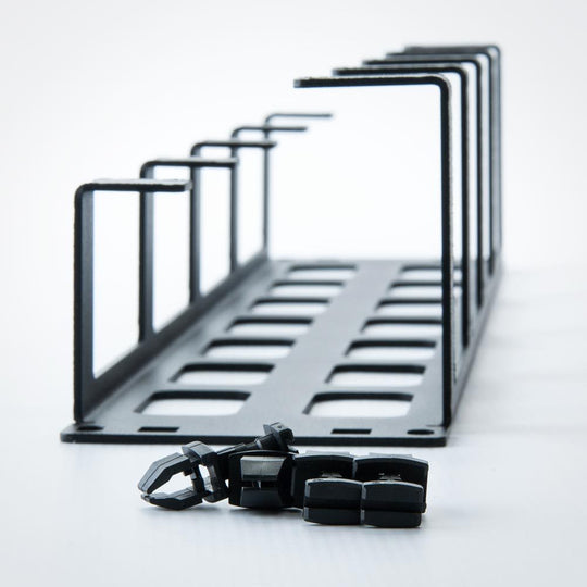 Kendall Howard Tool-less 5X D-Ring Cable Manager - 2U