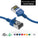 Cat 8 U/FTP Slim Ethernet Network Cable, 30AWG - Blue
