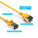 Cat 8 U/FTP Slim Ethernet Network Cable, 30AWG - Yellow