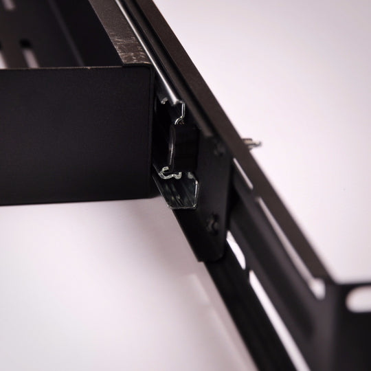 Quest 26 Inch (37 Inch Ext) 1 Unit (1U) Vented High-Load Capacity Sliding Rack Shelf