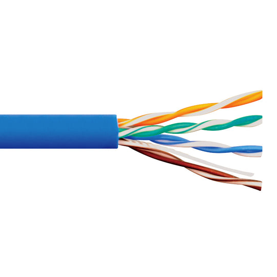ICC 350Mhz CAT5e Bulk Cable with 24 AWG UTP Solid Wires, CMR Jacket, 1000ft Box