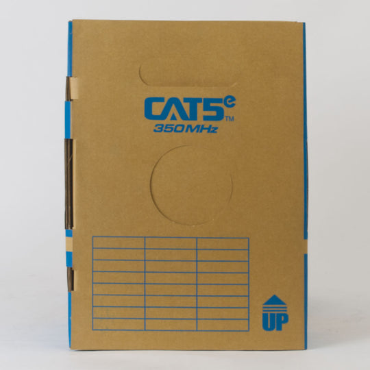 ICC 350Mhz CAT5e Bulk Cable with 24 AWG UTP Solid Wires, CMR Jacket, 1000ft Box