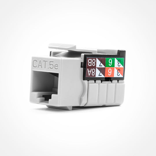 Cat5E Keystone Jack - 110 Style