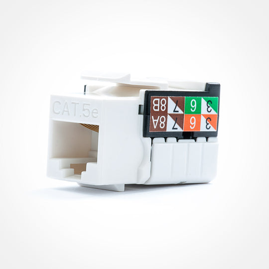Cat5E Keystone Jack - 110 Style
