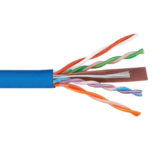 ICC 500Mhz CAT6 Bulk Cable with 23 AWG UTP Solid Wires, CMP Jacket, 1000ft Box