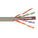 ICC 500Mhz CAT6 Bulk Cable with 23 AWG UTP Solid Wires, CMP Jacket, 1000ft Box