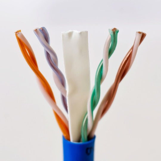 ICC 500Mhz CAT6 Bulk Cable with 23 AWG UTP Solid Wires, CMP Jacket, 1000ft Box