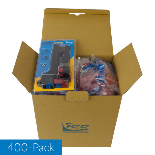 ICC CAT6 RJ45 Keystone Jack for EZ® Style, 400 Pack
