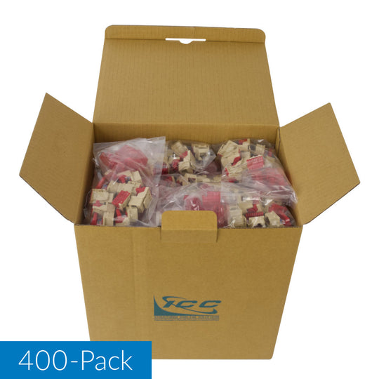 ICC CAT6 RJ45 Keystone Jack for EZ® Style, 400 Pack