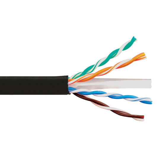 ICC 600MHz CAT6e Bulk Cable with 23 AWG UTP Solid Wires, CMR Jacket, 1000ft Box - Spline