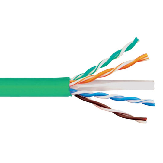 ICC 600MHz CAT6e Bulk Cable with 23 AWG UTP Solid Wires, CMR Jacket, 1000ft Box - Spline