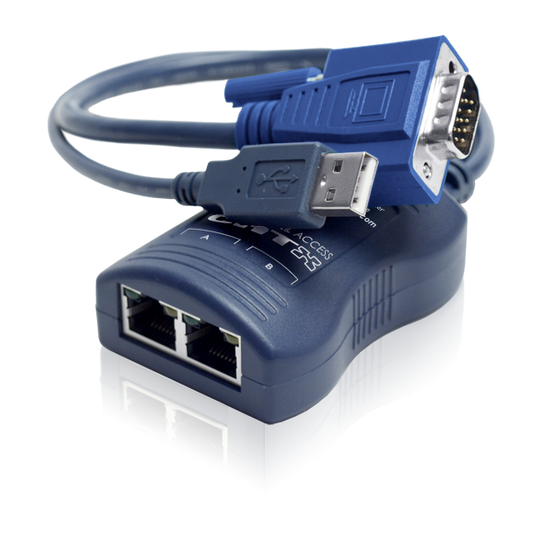 ADDER CATx USB, Dual Access CAM (Optional Audio)