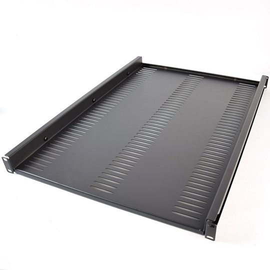 Quest ES0519-0126 26-32 Inch 1U Adjustable Fixed Heavy-Duty Rack Shelf