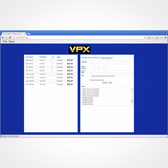 PureLink AV VPX IP Video Management Software