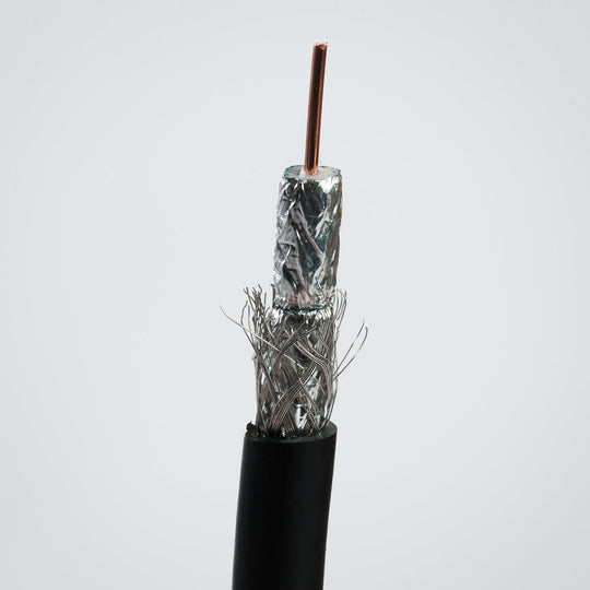 Vertical Cable 1000ft Bulk RG-6 Coax Cable - Standard Shield 60% Braid CL2