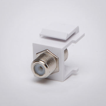 Coax Keystone Jack - F81 Female to Female Coupler