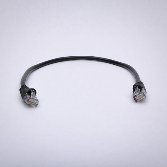 Cat6A Ethernet Patch Cable, Snagless Boot - Black