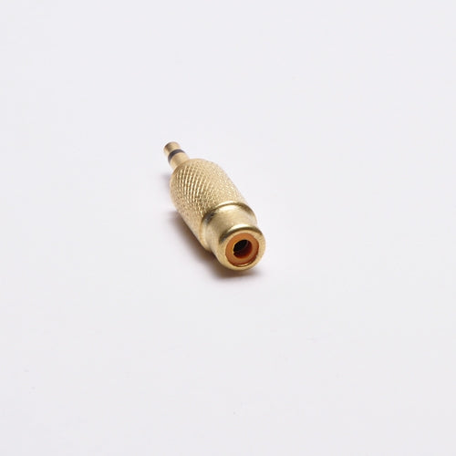3.5mm Mono Male to RCA Female Adapter - Metal