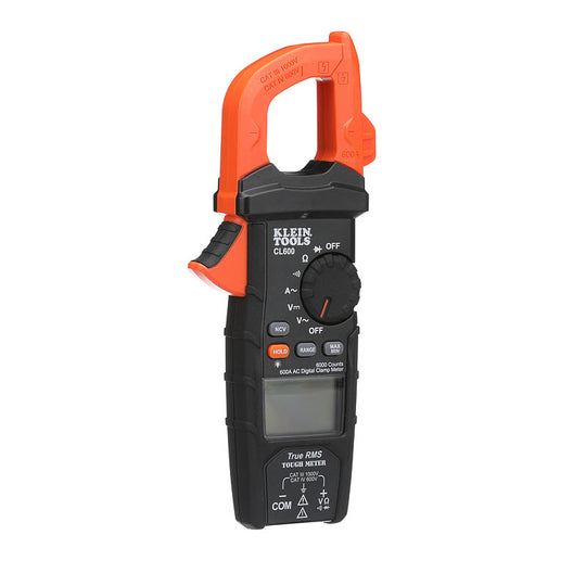 Klein Tools CL600 Digital Clamp Meter AC Auto-Ranging 600A