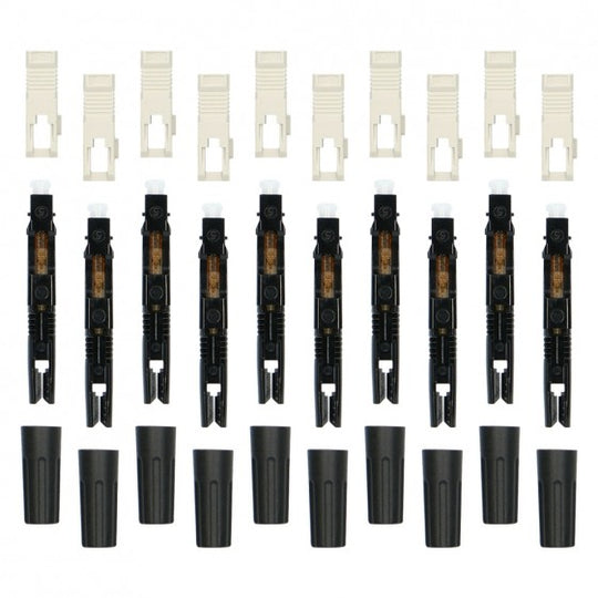 Ethereal SC 50/125 OM3 Connectors, 10 Pack 