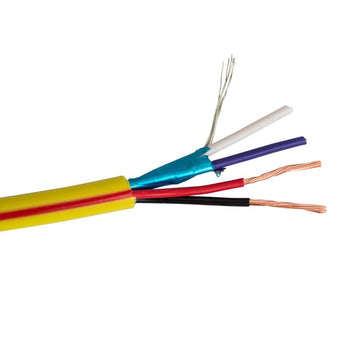 SCP 2C/18AWG BC Str w/Ground + 2C/22AWG BC Str Twisted Pair, Shielded - 1000ft Spool