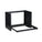 Kendall Howard Pivot Frame Wall Mount Rack - 8U