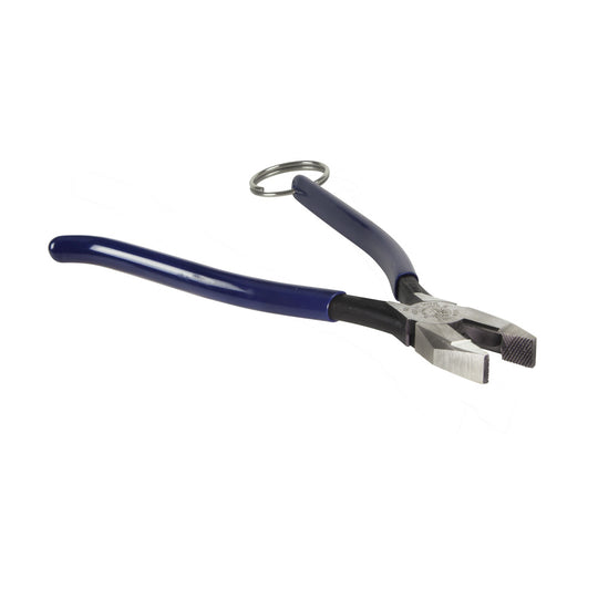 Klein Tools D201-7CSTT Slim Ironworker Pliers with Tether Ring