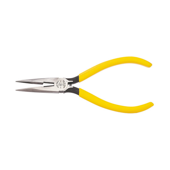 Klein Tools D203-6C Long Nose Pliers with Spring, 6-Inch