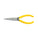 Klein Tools D203-7C Pliers, Long Nose Side-Cutters with Spring, 7-Inch