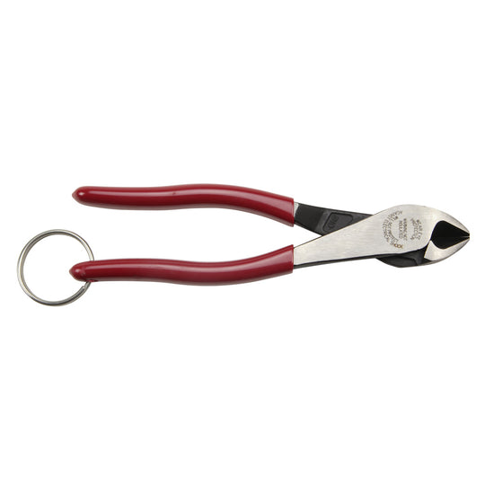 Klein Tools D228-8TT Pliers, High Leverage Diagonal Cutters with Ring