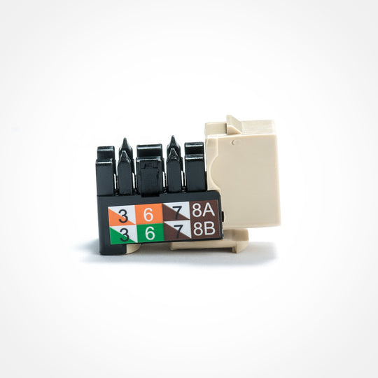 Cat6 Keystone Jack - 110 Style