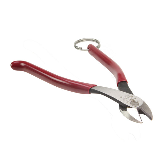 Klein Tools D248-9STT Diagonal Cutting Pliers, Rebar Work w/Tether Ring