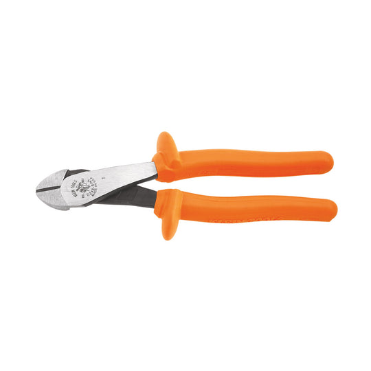 Klein Tools D248-8-INS Diagonal Cutting Pliers, Insulated, Angled, 8-Inch