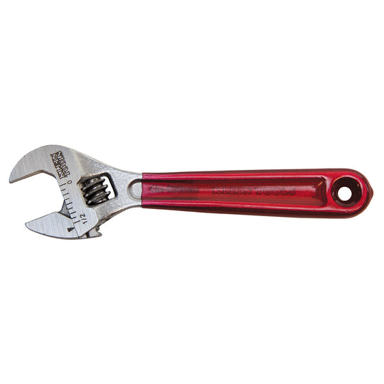 Klein Tools D506-4 Adjustable Wrench, Plastic Dipped, 4-Inch