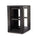 Kendall Howard LINIER Fixed Wall Mount Cabinet, Glass Door - 18U