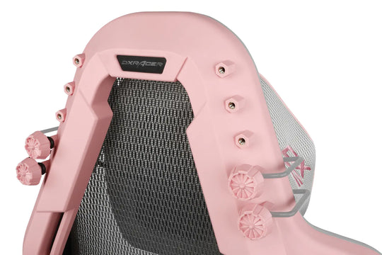 DXRacer Air Mesh Gaming Chair Modular Office Chair - Grey & Pink