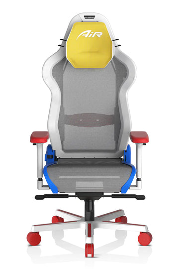 DXRacer Air Mesh Gaming Chair Modular Office Chair - Yellow & Red & Blue
