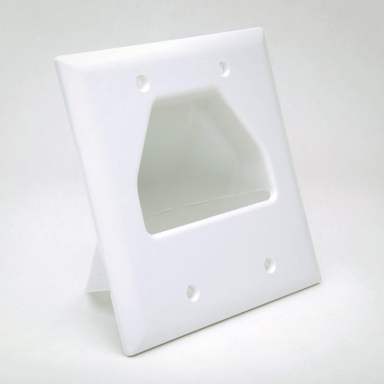 DataComm Recessed Bulk Cable Wall Plate