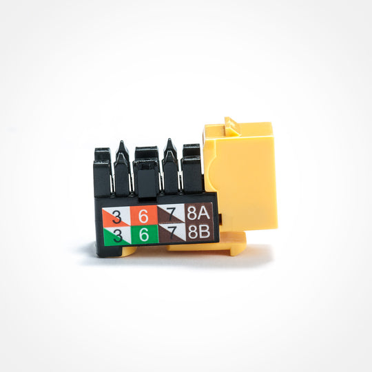 Cat6 Keystone Jack - 110 Style
