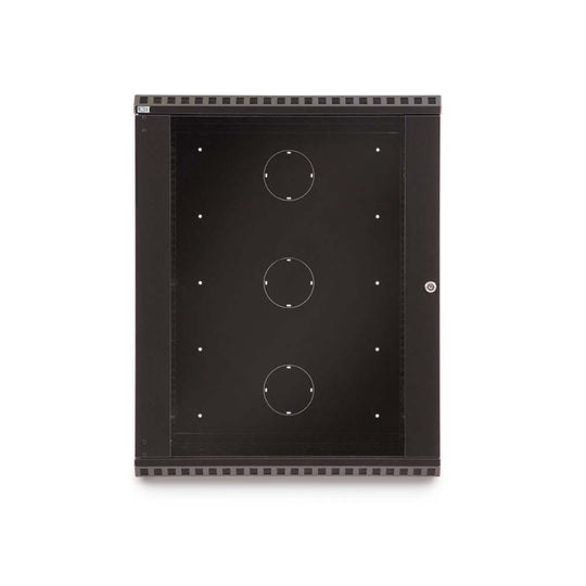 Kendall Howard LINIER Swing-Out Wall Mount Cabinet, Glass Door - 15U
