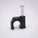 Nail-in Coax Cable Clip for RG-59 - 6mm 100 Pack