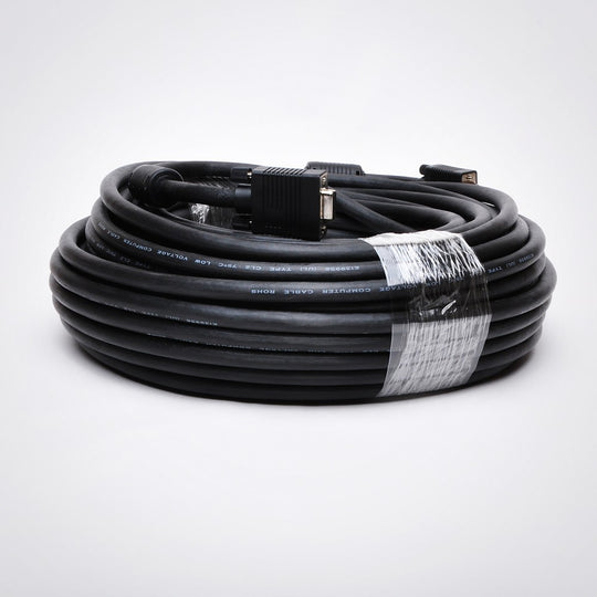 SVGA Male to Female Cable - Double Shielded with Dual Ferrites