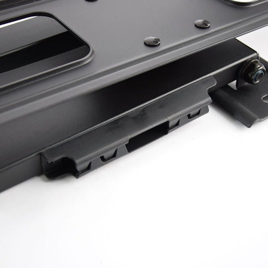 Rhino Brackets Articulating Curved and Flat Panel Single Stud TV Wall Mount w/ In-Wall Wire Hider Kit for 32-55 Inch Screens