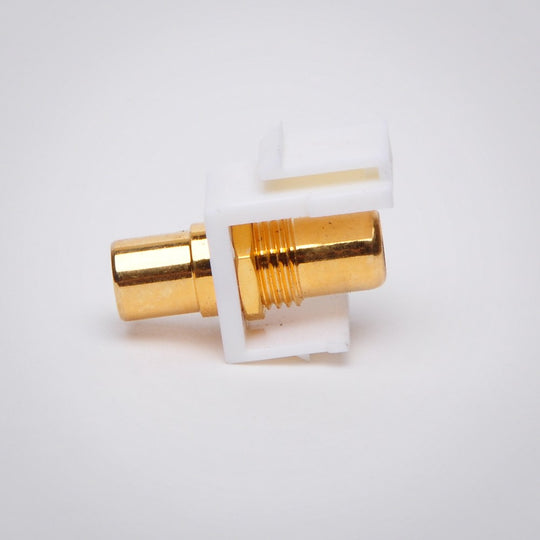 RCA Keystone Jack - Beige Insert