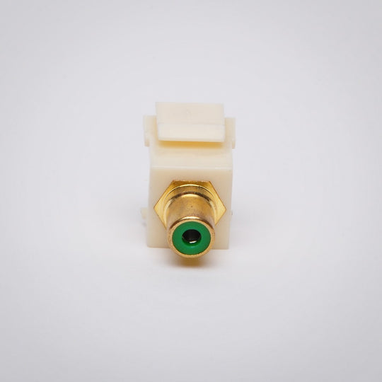 RCA Keystone Jack - Beige Insert
