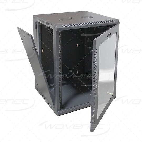 Wavenet Double Section Swing Out Wall Mount Cabinet