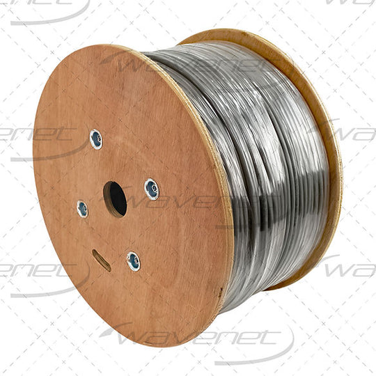 Wavenet 18/6 Control Cable Shielded CMR, Stranded, 1000ft Reel, Gray